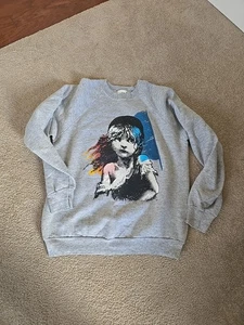 Sudadera de Colección Años 80 90 Les Miserables L Retro Juego Musical Cuello Redondo  - Imagen 1 de 8