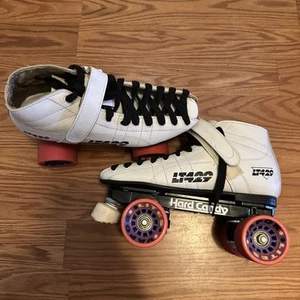 Vintage Roller Skates Hard Candy LT429 Vapor Lites Wheels. Worn Once SZ 7 - Picture 1 of 17