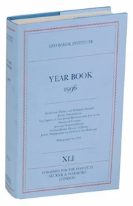 J A S GRENVILLE / LEO BAECK INSTITUTE YEAR BOOK 1996 XLI 1st Edition #113568 - Picture 1 of 1
