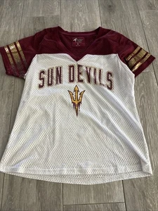 asu sun devils Jersey Size L Women’s 4her By Carl Banks - Picture 1 of 3