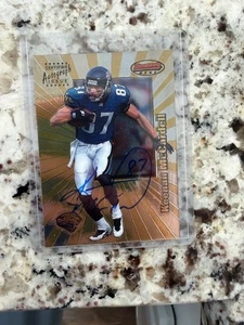 1998 BOWMAN'S BEST AUTO CARD JACKSONVILLE JAGUARS KEENAN MCCARDELL #5B - Foto 1 di 2