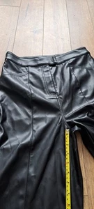 River island faux black leather trousers size 12 new no tag - Picture 1 of 6