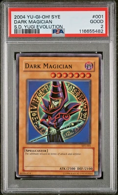 PSA 2 2004 YUGIOH Starter Deck Yugi Evolution Dark Magician SYE-001 Super Rare - Image 1 of 2
