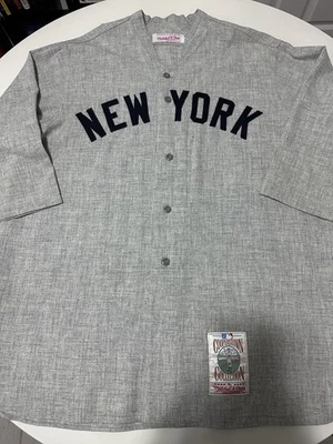 Lou Gherig Road New York Yankees Mitchell & Ness Jersey sz XL - Image 1 of 4