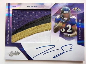 TORREY SMITH Rookie Jumbo Prime Patch Autograph Card #7/10 - 2011 Panini Absolute - Bild 1 von 2