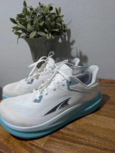 Altra Torin 8. 5 White/Teal Green Zero Heel Drop Running Shoe *AL0A85QF130 - Picture 1 of 9