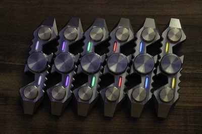 Titanium+Brass Hand Twisting Spinning Top Crowbar Bottle Opener Spinner Gyro Toy - Image 1 of 4