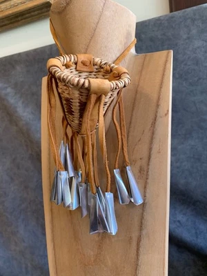 Mini Jingle basket burden basket Apache great shape 3 inches - Image 1 of 4