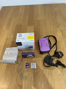 Sony Cyber-shot DSC-W830 20.1MP Digital Camera violet vgc  - Picture 1 of 21