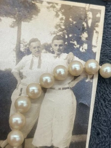 foto antigua hombres interés gay cariñoso fotografía victoriana pareja guapo - Imagen 1 de 6