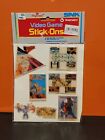 Vintage 1988 SNK Gry wideo Stick-Ons Naklejki ~ Ikari Warriors Double Dragon