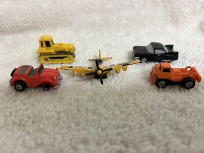 Micro Machines Galoob Lot Construction Bulldozer Muscle Cars Matchbox Airplane - Изображение 1 из 4
