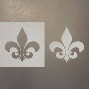 Fleur-de-lis 2 Plastic Mylar Stencil Airbrush Painting Art Supplies - Picture 1 of 1
