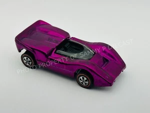 Hot Wheels Redline MCLAREN M6A Tough Magenta US Black Interior Very Nice !!! - Picture 1 of 6