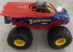 2010 Mattel Hot Wheels Monster Jam Superman Truck  1:64  - Picture 1 of 2