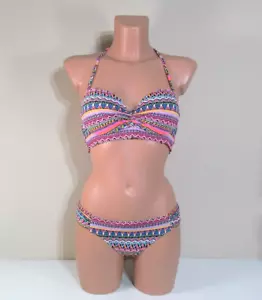 Traje de Baño Victoria's Secret Parte Inferior S Con Alambre Superior 34B Colores Vibrantes - Imagen 1 de 6