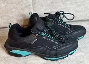 Mountain Warehouse Sneaker Shoe Callie Waterproof Women’s Size 7 US Black/Teal - Picture 1 of 7