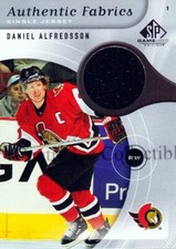 2005-06 Sp Game Used Authentic Fabrics #AFDA Daniel Alfredsson