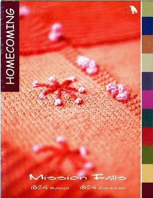Mission Falls Knitting Pattern Book Homecoming Blanket - Cardigan - Mat Bag  - Image 1 of 4