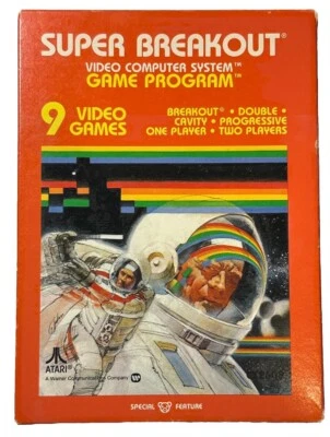 Atari 2600 CX2608 SUPER BREAKOUT Sealed Game with Cartridge & Manual 1981 - Image 1 of 4