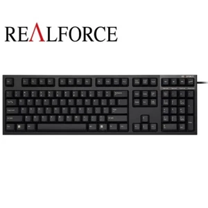 Realforce R3S verdrahtete Volltastatur 3 Typen Farbe schwarz englisches Layout JAPAN NEU - Bild 1 von 33