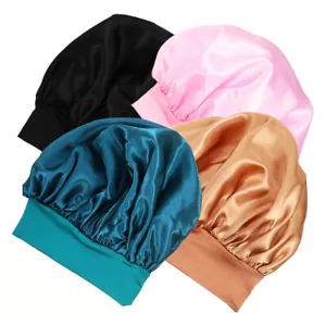 4PCS Elastic Sleeping Hat Beanie Sleeping Hat Hair Weave Sleeve Sleep Cap - Picture 1 of 12