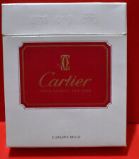 Vintage Cartier Luxury Mild Cigarette Packet Empty Including Foil inset original