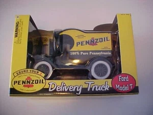 GEARBOX PENNZOIL FORD MODEL T DELIVERY TRUCK, DIE CAST, LOCKING BANK, 1/24 SCALE - Picture 1 of 5
