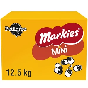 12.5kg Pedigree Mini Markies Dog Treats Marrowbone Bulk Dog Biscuits - Picture 1 of 9