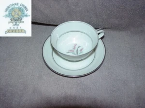 Noritake 3 Crest Cup and Saucer Sets - Picture 1 of 1