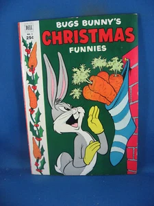 DELL GIGANTE BUGS CONEJITO NAVIDAD DIVERTIDO 3 EN MUY BUEN ESTADO 1952 BRILLANTE - Imagen 1 de 2