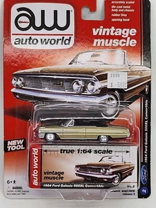 1964 Ford Galaxie 500XL Convertible Auto World Vintage Muscle Premium Series - Picture 1 of 9