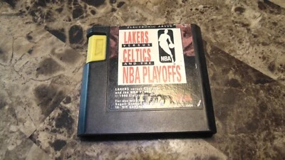 Sega Genesis Lakers vs Celtics & the NBA Playoffs Cartridge ONLY tested works - Image 1 of 2