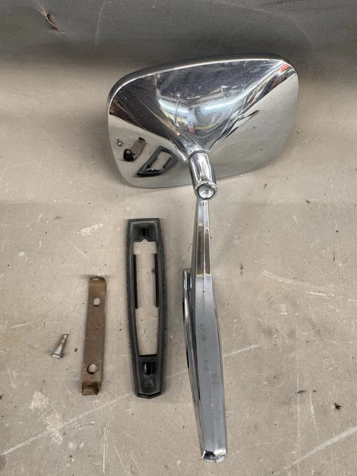 1967-1972 Chevy Impala Side Rear View Mirror BelAir Biscayne Caprice Camaro Left - Image 1 of 4