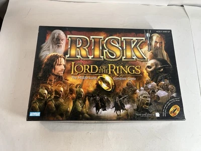 Risk El Señor de los Anillos COMPLETO Parker Brothers 2002 Fantasía Estrategia Guerra Foto 1 de 4