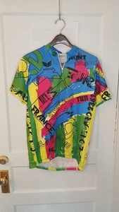 Erima M Size 8 Tour De France Cycling Jersey Multi Color Vintage - Picture 1 of 4