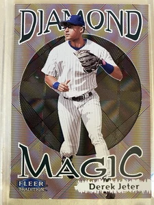 1999 Fleer Tradition Diamond Magic Derek Jeter #7DM New York Yankees HOF - Picture 1 of 2