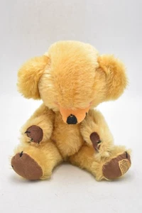 Vintage Merrythought Cheeky Bear Mohair Fully Jointed 24cm With Bells - Picture 1 of 24
