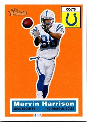 2001 Topps Heritage #64 Marvin Harrison - Image 1 of 2