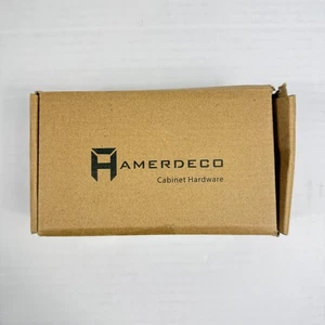 AMERDECO NEW 3/4 inch 96mm Matte Black Cabinet Pulls 10 Pack - Picture 1 of 3