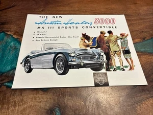 AUSTIN HEALEY 3000 SPORTS CONVERTIBLE Car Sales Brochure 1962 #2035/A - Picture 1 of 2