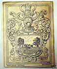 1850s Bookplate Eunice Farley Felton Farleigh Castle Somerset England 