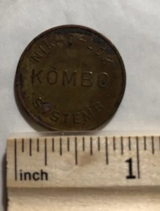 NIK-O-LOK KOMBO SYSTEMS Coin Token - Picture 1 of 2