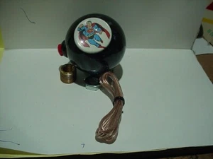 Superman, throwing a punch, Custom with NOS button Shift Knob (Black Pearl) - Picture 1 of 1