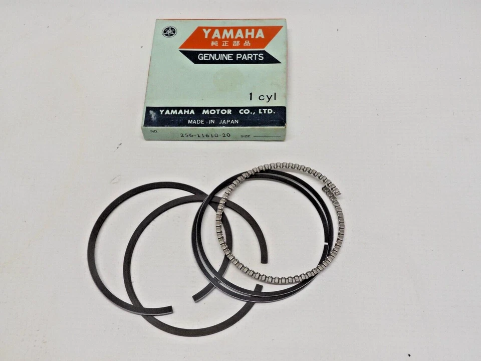 JUEGO DE ANILLOS DE PISTÓN YAMAHA 256-11610-20-00 .50MM OS XS1 XS2 TX650 NOS Foto 1 de 1