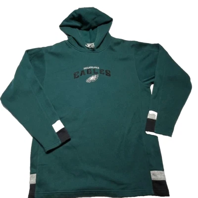 Sudadera con Capucha Vintage Años 80 Philadelphia Eagles Para Hombre Mediana Verde Bordada Foto 1 de 4