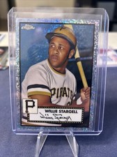 2021 TOPPS CHROME PLATINUM 672 WILLIE STARGELL REFRACTOR #D /70 PIRATES - J01