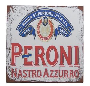 Peroni Italian Italy Beer Retro Sign Shelf Sitter Pub Bar Club Man Cave 5 x 5"