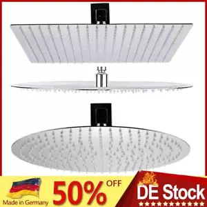 Kopfbrause Rainshower Luxus Edelstahl Regendusche Brausekopf Duschkopf 20CM-30CM - Bild 1 von 36