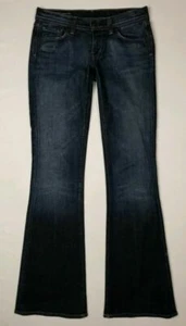 Pantalones de mezclilla para mujer Citizens of Humanity Ingrid 27x34 lavado oscuro corte bota D5 - Imagen 1 de 10